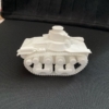 3Dプリンターで95式軽戦車を作成 輪ゴムサスペンション搭載 砂場で遊べます
