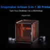 Snapmaker Artisan | The Most Advanced 3-in-1 3D Printer