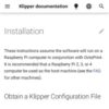 Installation - Klipper documentation